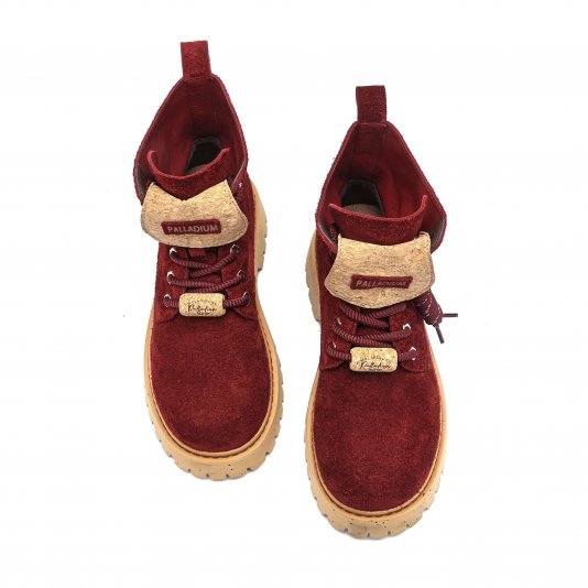 Martin Boots Suede V1 Burgundy