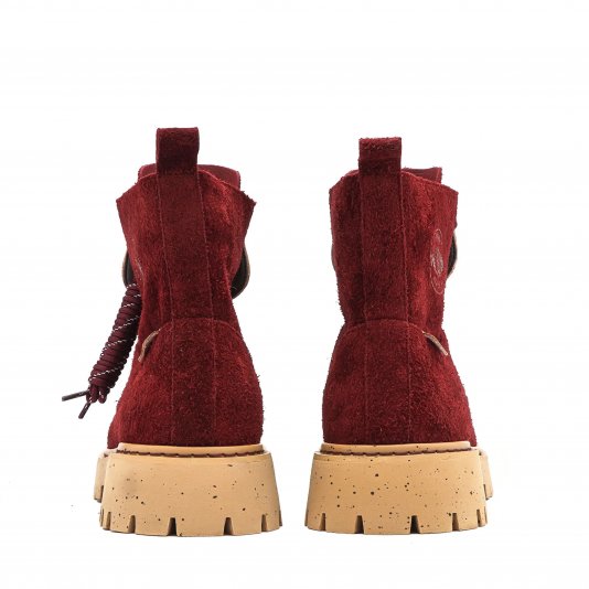 Martin Boots Suede V1 Burgundy