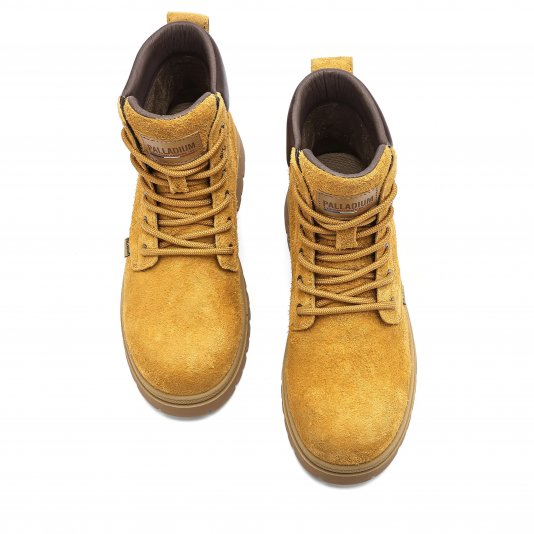 Martin Boots Suede V6 Yellow Brown