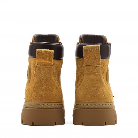 Martin Boots Suede V6 Yellow Brown