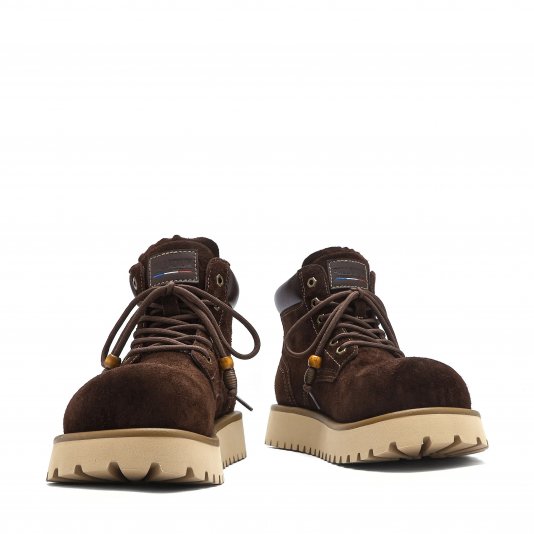 Martin Boots Suede v7 Brownish Red