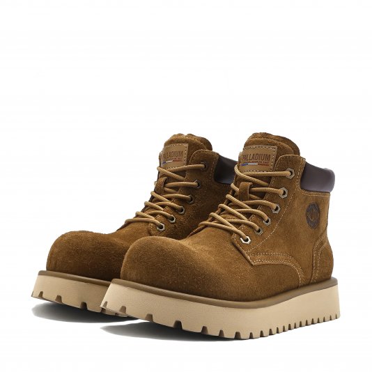 Martin Boots Suede v7 Yellowish Brown