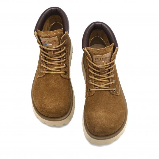 Martin Boots Suede v7 Yellowish Brown