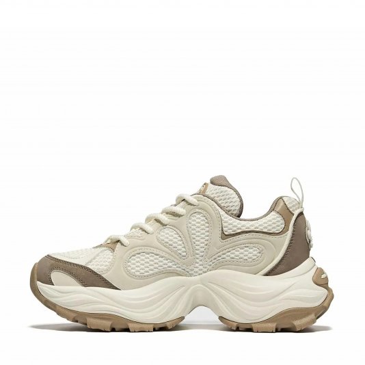 Round Head Shadow Brown/Beige/Cream White