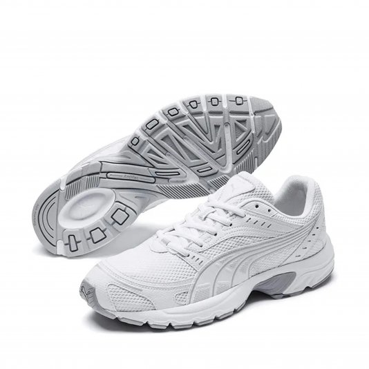 Axis Round Toe White/Feather Gray
