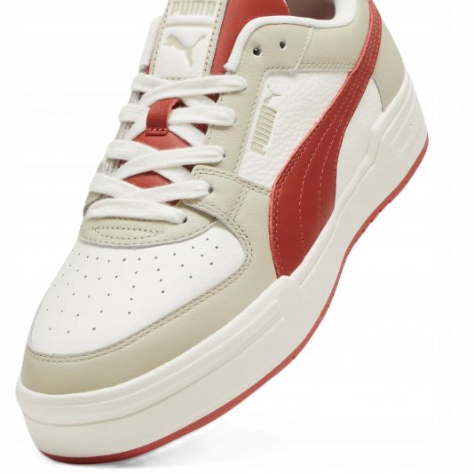 Ca Pro Classic Beige/White/High Risk Red
