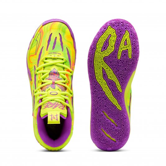 MB.03 LaMelo Ball Safety Yellow/Purple/Glimmer