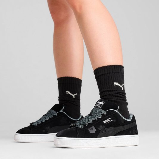 Suede XL X Hello Kitty Black/Light Moss