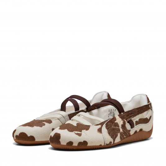 Speedcat Ballet Cow Print Chocolate Brown/Warm White