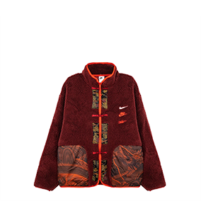 [ CUSTOM ] Club Fleece+ Sherpa Winterized Hand-Patchwork Burgundy