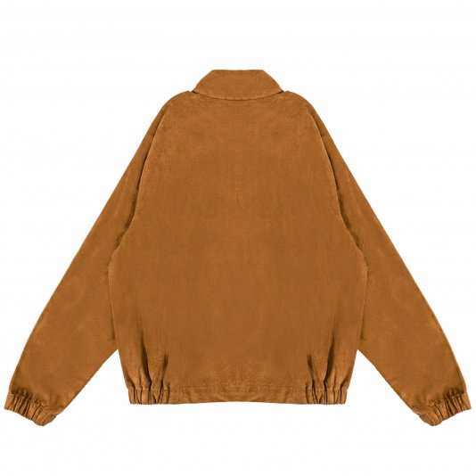 [ CUSTOM ] Club Corduroy Harrington Hand-Patchwork Light British Tan/White