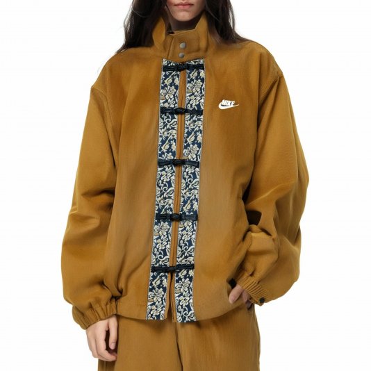 [ CUSTOM ] Club Corduroy Harrington Hand-Patchwork Light British Tan/White