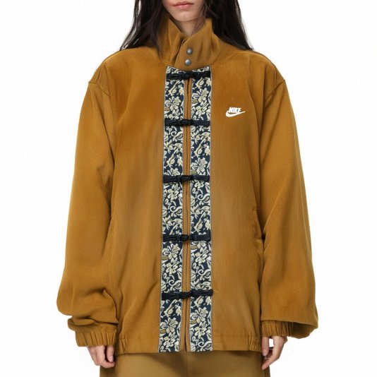 [ CUSTOM ] Club Corduroy Harrington Hand-Patchwork Light British Tan/White