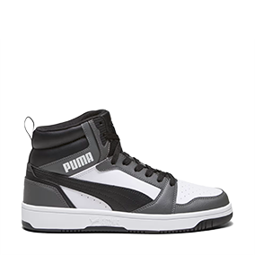 Rebound V6 MID Cut Puma White/Black/Shadow Gray