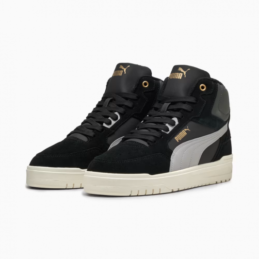 Shuffle Downtown MID Winterized Puma Black/Gray Echo/Gold