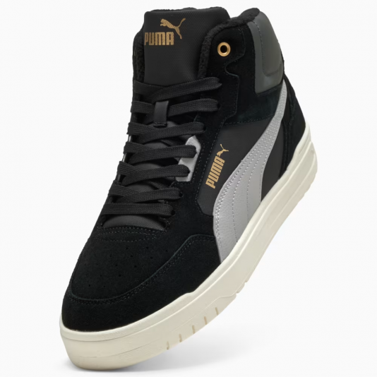 Shuffle Downtown MID Winterized Puma Black/Gray Echo/Gold