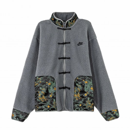 [ CUSTOM ] Club Fleece Winterized Hand-Patchwork Iron Grey