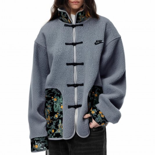 [ CUSTOM ] Club Fleece Winterized Hand-Patchwork Iron Grey