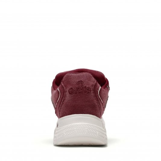 Retro Rope Washed Wine Red