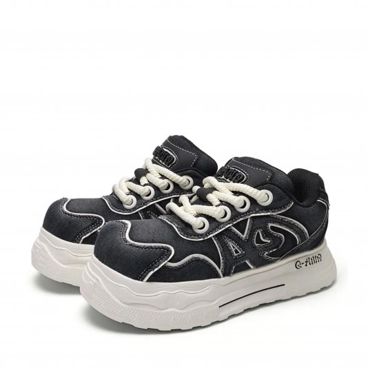 Retro Rope Washed Denim Black