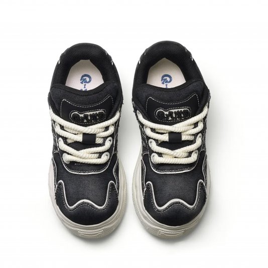 Retro Rope Washed Denim Black