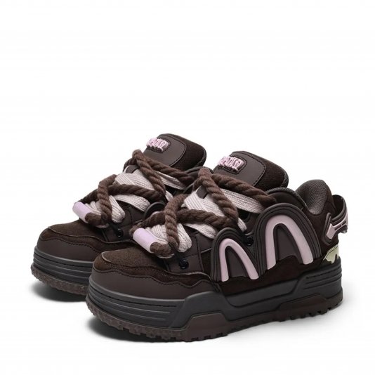 Rope Puff Black Forest Brown Cake Powder