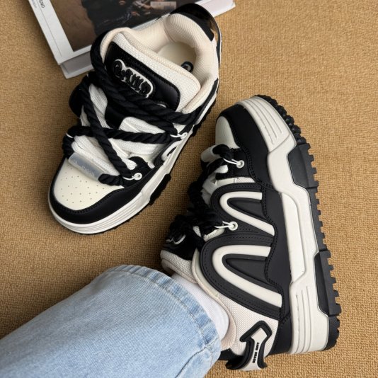 Rope Puff Black/White