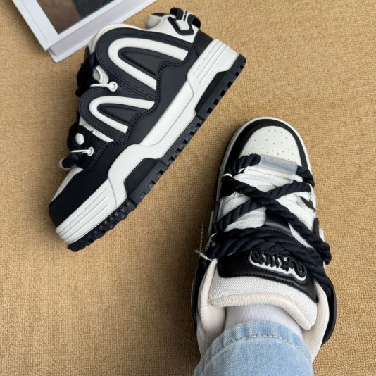 Rope Puff Black/White