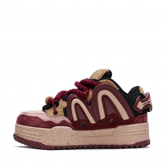 Rope Puff Bordeaux Red/Black
