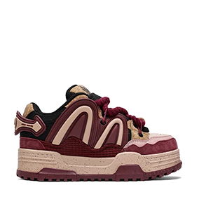 Rope Puff Bordeaux Red/Black