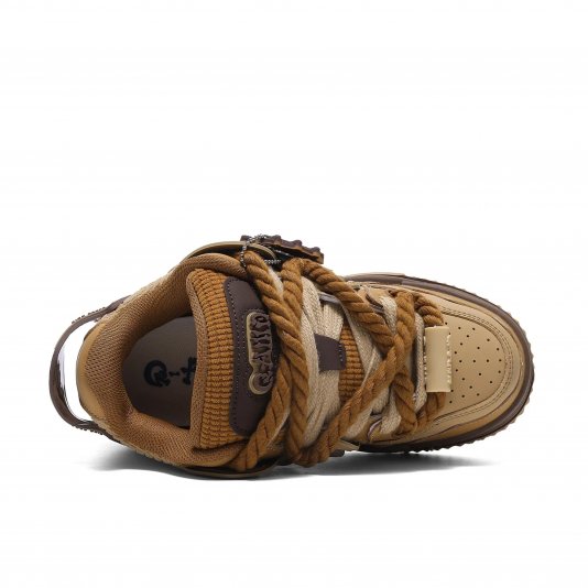 Rope Puff Caramel Pudding