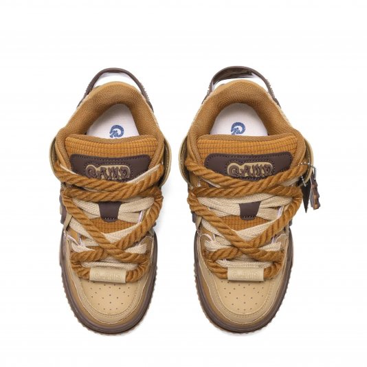 Rope Puff Caramel Pudding