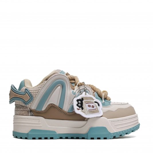 Rope Puff Coffee Brown/Green