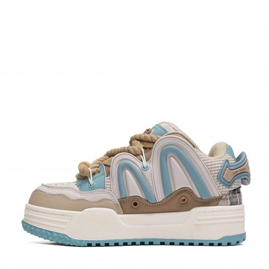 Rope Puff Coffee Brown/Green