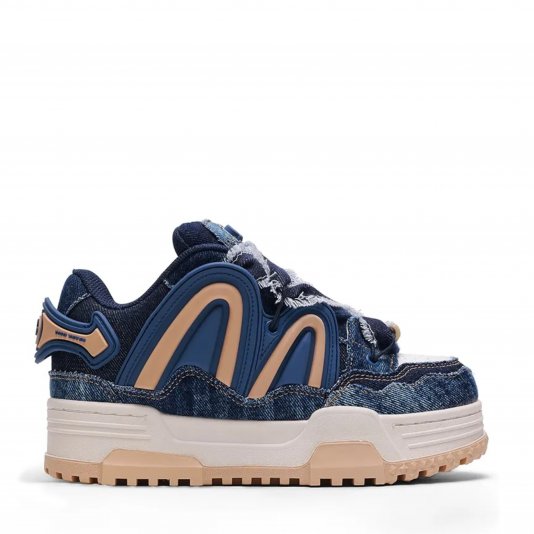 Rope Puff Denim Blue