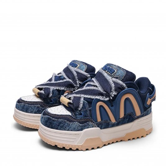 Rope Puff Denim Blue