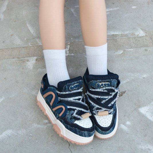 Rope Puff Denim Blue