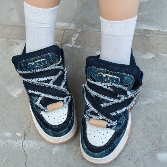 Rope Puff Denim Blue