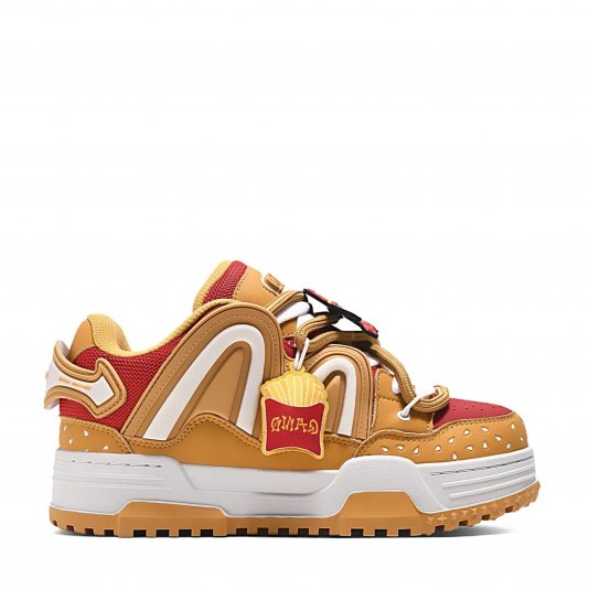 Rope Puff Hamburger Orange/French Fries Yellow