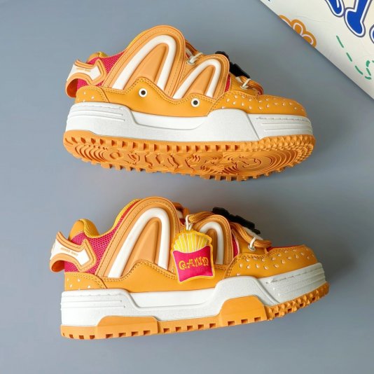 Rope Puff Hamburger Orange/French Fries Yellow