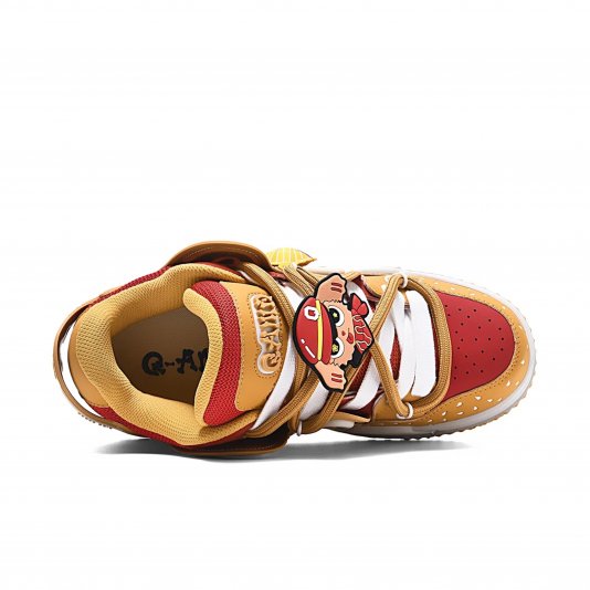 Rope Puff Hamburger Orange/French Fries Yellow