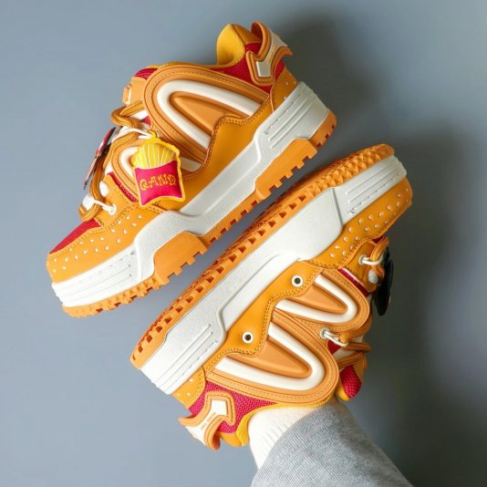 Rope Puff Hamburger Orange/French Fries Yellow