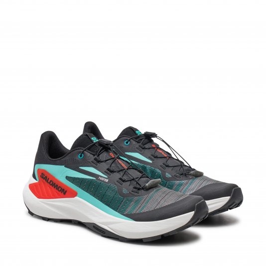 Genesis M Black/Electric Green/Cherry Tomato