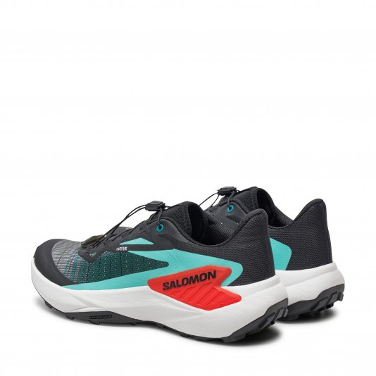 Genesis M Black/Electric Green/Cherry Tomato