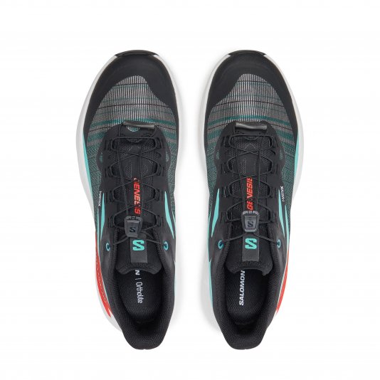 Genesis M Black/Electric Green/Cherry Tomato