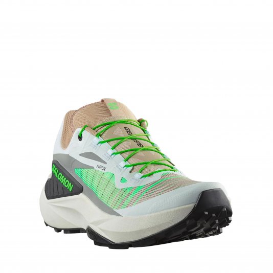 Genesis M White/Oxford Tan/Green Gecko