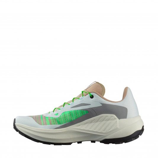 Genesis M White/Oxford Tan/Green Gecko