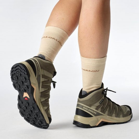 X-Adventure Recon MID GTX Desert Tan/Falcon/Tender Peach