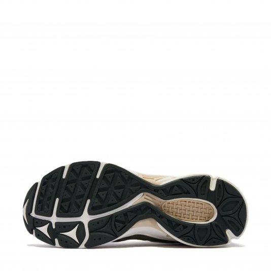 Grid Fusion White/Olive/Tan