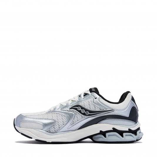 Grid Fusion White/Silver Gray/Black